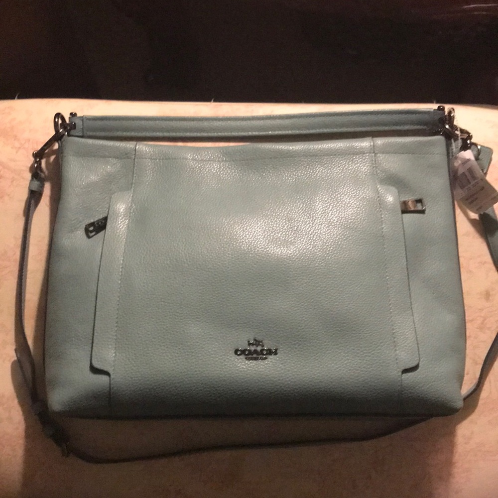 Coach-NWT Leather Scout Hobo